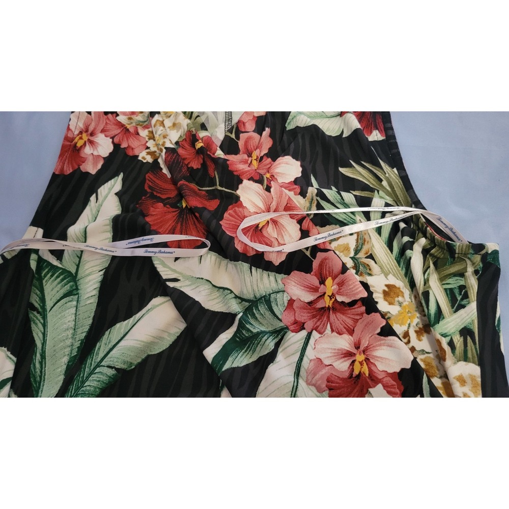 Tommy Bahama Sz Small Oceanic Orchid Travel Maxi Dress UPF Wrinkle Resistant - Picture 12 of 16